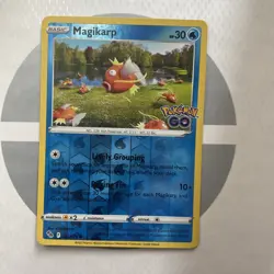 Pokemon TCG Magikarp Reverse Holo Card 021/078 Pokemon Go - Image 1