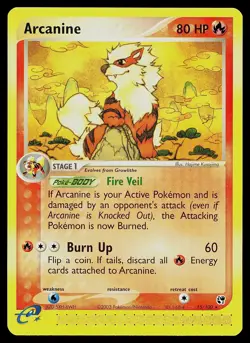 Pokemon Card - Arcanine Sandstorm 15/100 Rare - Image 1