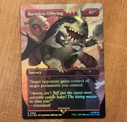Harmless Offering, R 0868, NM FOIL, MTG Secret Lair x Marvel Bonus Card Deadpool - Image 1