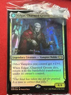 Edgar, Charmed Groom #236 (Foil) (NM) Prerelease Cards PRE Magic MTG - Image 1