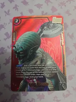 King Piccolo - FB06-108 Alternate Art Manga Booster 02 Dragon Ball Card English - Image 1