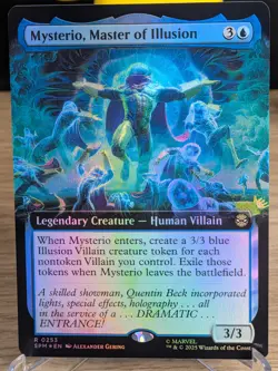 Mysterio, Master of Illusion FOIL EXTENDED - 0253 - Marvel's Spider-Man SPM MTG - Image 1