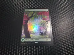 Mtg Forest Year Of The Snake Foil Promo 2025 P 006 PRM APAC Snake Magic - Image 1