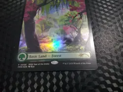 Mtg Forest Year Of The Snake Foil Promo 2025 P 006 PRM APAC Snake Magic - Image 2