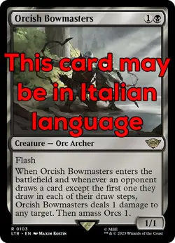 MTG ORCISH BOWMASTERS EXC - ORCHI MAESTRI ARCIERI 103 - LTR - MAGIC - Image 1
