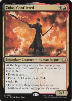 Zuko, Conflicted R Avatar: The Last Airbender 253 NM MTG - Image 1