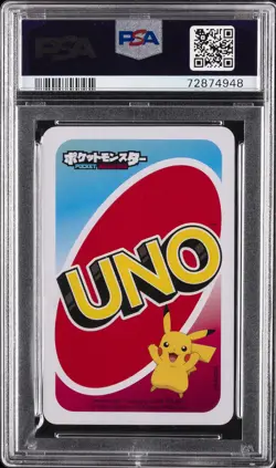 2020 UNO POKEMON JPN BACK-RED-#9 MEWTWO PSA 10 - Image 2