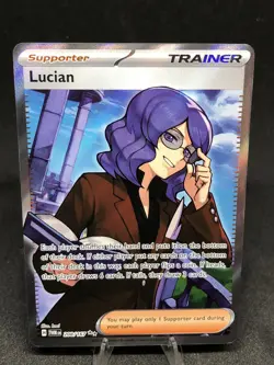 Pokemon TCG Lucian 208/167 Twilight Masquerade Special Illustration Rare NM - Image 1