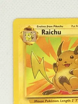 Raichu - Pokemon Fossil 29/62 - Rare - Unlimited Edition - Normal - Image 2
