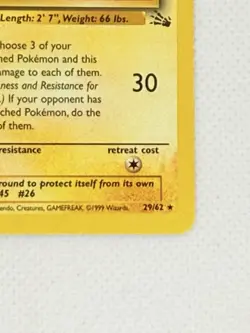 Raichu - Pokemon Fossil 29/62 - Rare - Unlimited Edition - Normal - Image 4