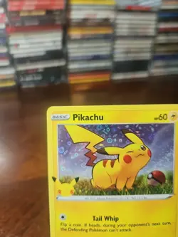 Pokemon TCG General Mills 25th Anniversary Pikachu #SWSH039 Black Star Promo LP - Image 2