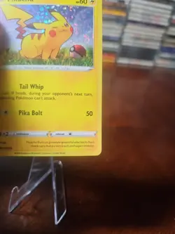 Pokemon TCG General Mills 25th Anniversary Pikachu #SWSH039 Black Star Promo LP - Image 4