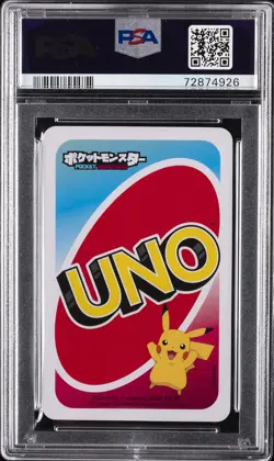 2020 UNO POKEMON JPN BACK-YELLOW-#0 PIKACHU PSA 10 - Image 2