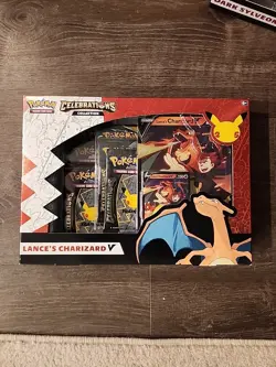 Pokemon TCG Celebrations Lance's Charizard V and Dark Sylveon V Box Set - Image 4