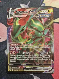 Pokemon TCG Rayquaza VMAX 111/103 Ultra Rare Holo - NM - Image 1