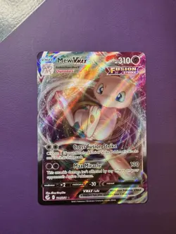 Pokemon TCG Mew VMAX Ultra Rare Holo Swsh08: Fusion Strike 114/264 NM Condition - Image 1
