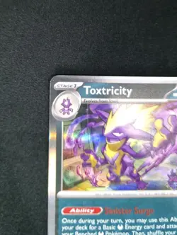 Pokemon TCG Toxtricity 017 Me: Mega Evolution Promo Holo Prerelease English - Image 2