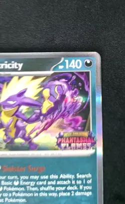 Pokemon TCG Toxtricity 017 Me: Mega Evolution Promo Holo Prerelease English - Image 3