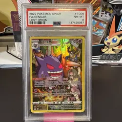 Pokemon TCG Gengar Lost Origin Trainer Gallery TG06/TG30 Holo Ultra Rare PSA 8 - Image 1