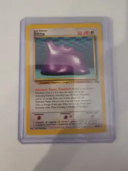 Ditto 18/62 Pokemon TCG Fossil Unlimited LP - Image 3