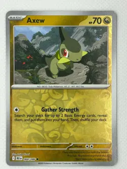 Axew - 068/086 - Reverse Holo - Pokemon Black Bolt ENG - Image 1