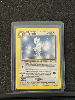 Togetic Holo Unlimited #16 Neo Genesis MP-/HP Pokemon 2000 - Image 1