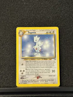 Togetic Holo Unlimited #16 Neo Genesis MP-/HP Pokemon 2000 - Image 3