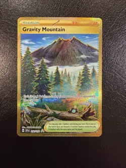 Pokemon Gravity Mountain 250/191 Sv08: Surging Sparks Hyper Rare Holo NM - Image 1
