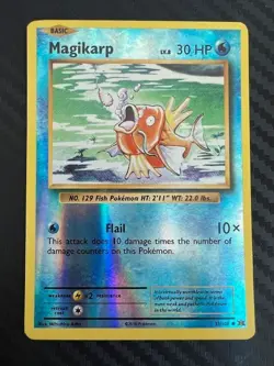 Pokemon TCG Magikarp XY Evolutions 33/108 Common Reverse Holo MP - Image 1