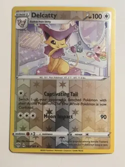Pokemon TCG - Delcatty - 142/189 - Reverse Holo - Darkness Ablaze - NM - Image 1