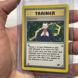 Pokemon TCG Giovanni Gym Challenge 104/132 Regular Unlimited Rare LP Vintage Vtg - Image 2