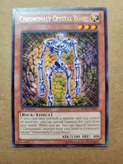 (LP) Chronomaly Crystal Bones - REDU-EN012 - Rare - 1st Edition YuGiOh - Image 1