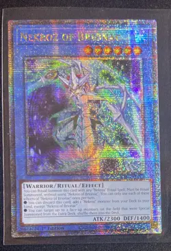 YUGIOH NEKROZ OF BRIONAC QUARTER CENTURY SECRET RARE NM RA03-EN260 - Image 1