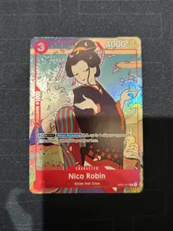 One Piece TCG Nico Robin OP01-017 1st Anniversary Set NM - Image 1