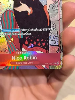 One Piece TCG Nico Robin OP01-017 1st Anniversary Set NM - Image 5