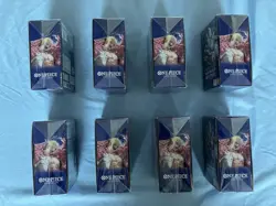 One Piece Card Game THE AZURE SEA'S SEVEN Double Packs (OP14-EB04) Lot of 8 New! - Image 3