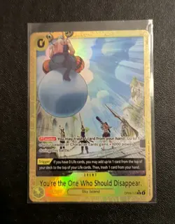 One Piece TCG You're the One Who Should Disappear (115) (Alternate Art) PRB02 - Image 1