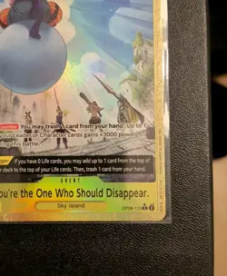 One Piece TCG You're the One Who Should Disappear (115) (Alternate Art) PRB02 - Image 3
