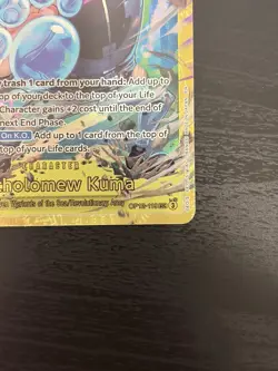 One Piece CCG Bartholomew Kuma SEC OP12 Legacy Of The Master English OP12-119 - Image 3