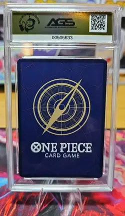 One Piece CCG Monkey.D.Luffy Event Gear Two Op11-080 Gold. AGS GEM MINT 10 - Image 2