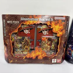 ONE PIECE Illustration Box Vol 5 & Vol 6 Lot Of 2 New SEALED PRB-02 OP-13 - Image 2