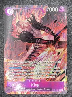 One Piece TCG King EB04-031 Alt Art The Azure Sea's Seven English NM - Image 1