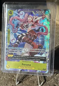 Perona - OP14-111 (Alt Art) One Piece- The Azure Sea's Seven (OP14) ENGLISH - Image 1