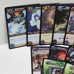 World Of Warcraft TCG Lot Of 37 Random No Holo Mix Wow 2010 - Image 2