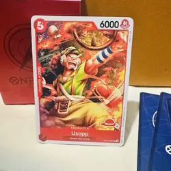 Usopp, OP11-003, UC, english, one piece card, RED STRAW HAT LOGO 4 - Image 3