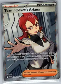 Team Rocket's Ariana 224/182 SV10: Destined Rivals - Pokemon Card - NM - Image 1