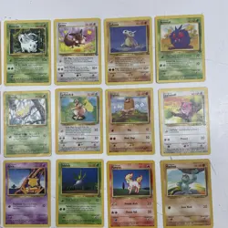 ORIGINAL RETRO Pokemon Trading Card Basic Ungraded Job Lot 1995 96 98 Various - Image 5