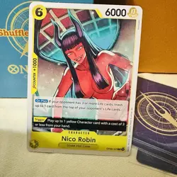 One Piece card, Nico Robin, straw hat crew, OP09-107, R, (Nikihayashi) - Image 1