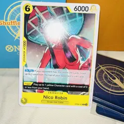 One Piece card, Nico Robin, straw hat crew, OP09-107, R, (Nikihayashi) - Image 2