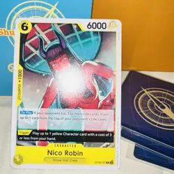 One Piece card, Nico Robin, straw hat crew, OP09-107, R, (Nikihayashi) - Image 3